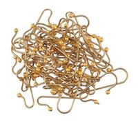 VICASKY 40pcs Metallic S-Shaped Christmas Ornament Hooks Iron Hangers