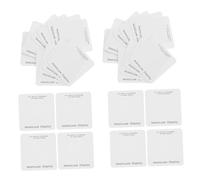 VICASKY 40pcs Nail Tips Display Cards Thickened Nail Art Sample Organizer Board for Salon Manicure Color Showing Holder Practical Storage for Home and Professional Use