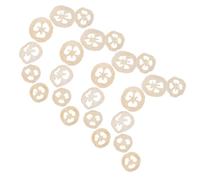 VICASKY 40pcs Natural Loofah Pet Chew for Rabbits Hamsters Guinea Pigs Small Animals Teeth Cleaning Oral Care Molar Pads Healthy Dental Treats