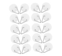VICASKY 40pcs Non Marking Adhesive Plate Wall Hangers for Displaying Plates Photo Frames and Art Versatile Hooks for Home Decor Reliable Durability Space Saving Design
