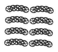 VICASKY 40pcs Plastic Model Car Wheels DIY Replacement for Vehicles Lightweight Design for Improved Maneuverability Realistic Detailing for Enhanced Science Project and Model Building