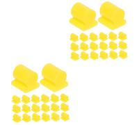 VICASKY 40pcs Silicone Instrument Bumper Mute Instrument Tool for Guitar Accessories Acoustic Practice Mute Pad for Cello Stopper Music-making Accessories Hush