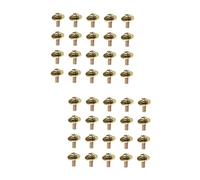 VICASKY 40pcs Snare Screws for Drums Lug Claw Hooks Drum Accessory Metal Material