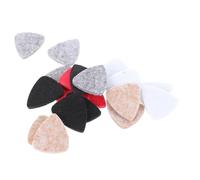 VICASKY 40pcs Ukulele Felt Picks Ukulele Pick Felt Plectrum for String Instruments Supply Replacement for Parts Accessory for Acoustic