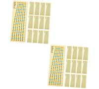 VICASKY 40pcs Ukulele Fingerboard Guide Stickers for Practice Guitar Scale Stickers Note Sign for Beginners Useful Fretboard Markers for Learning