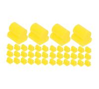 VICASKY 40pcs Ukulele Instrument Bumper Silicone Material Safe for Beginners Practice