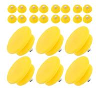 VICASKY 40pcs Yellow Ice Grips for Shoes - Replacement Anti-slip Spikes Crampons - Nonslip Traction Studs for Winter Boots, Hiking, Walking, and Snow Sports Equipment