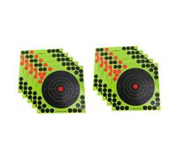 VICASKY 40Sheets Professional Replaceable Dart Target Stickers Adhesive Paper Targets for Practice Random Colors for Archery and Training