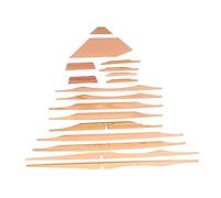 VICASKY 41 Inch Spruce Brace Wood Kit 17 Piece Acoustic Guitar Accessories for Luthier DIY Premium Guitar Parts for Enhanced Sound Quality