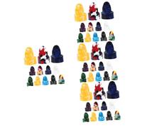 VICASKY 48 Pcs Xylonite Guitar Finger Picks Instrument Picks for Bass Electric Acoustic Guitars Thick Grip Design for Playing Ukulele