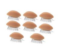 VICASKY 4Pairs Eye Mold for Eyelash Extension Practice Practical Training Tool with Realistic Texture for Beginners and Chic Design Durable and Reusable
