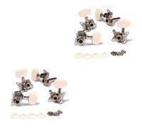 VICASKY 4pairs Guitar Tuning Pegs Machine Tuning Keys Rl Single for Ukulele Classical Guitar String Tuners