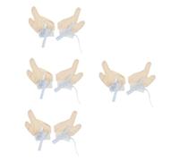 VICASKY 4pairs Scratch Mittens Soft Boy Girl Gloves to Stop Thumb Sucking Comfortable Newborn Hand Mittens for Boys and Girls Breathable and Skin-Friendly Design
