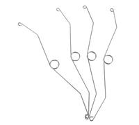 VICASKY 4pcs 304 Stainless Steel Exhaust Fan Cover Spring Clips 21cm Bathroom Vent Grille Replacement Springs for Ceiling Fan Mounting Accessories