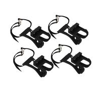 VICASKY 4pcs Adjustable Bike Pedal Toe Clips Straps for Road Mountain Exercise Bikes Elastic Cycling Pedal Toe Cage for Secure Foot Grip and Enhanced Safety