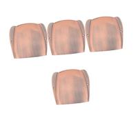 VICASKY 4pcs Bass Bridge Protective Cover Metal Accessory for Electric Bass Instruments Scratch-resistant Design Easy to Use and Maintain Sound Quality Portable and Ergonomic