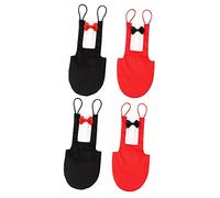 VICASKY 4pcs Bird Flight Suit Diaper for Parakeet Pet Bird Suit Soft Breathable Western Style Easy to Clean
