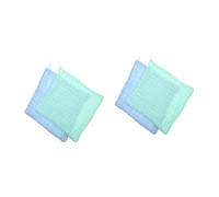 VICASKY 4pcs Burp Cloth Cotton Washcloth Absorbent Burp Cloth for Boy Girl Burping