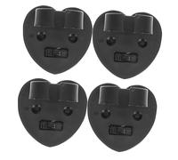 VICASKY 4pcs Cardioid Microphone Clip Mic Holder Clamp for Wireless Audio Recording