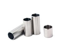 VICASKY 4pcs Chromed Steel Guitar Slides for Acoustic Electric Guitars Blues Slider
