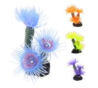 VICASKY 4pcs Coral Reef Decor Realistic Resin Aquarium Ornaments for Fish Tank Ocean Inspired Decorations Enhancing Aesthetic Appeal and Aquatic Habitat