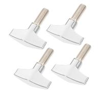 VICASKY 4Pcs Cymbal Fixing Screw Set Drum Kit Fasteners for Enhanced Sound Versatile Drum Set Accessories Reliable Performance for Serious Drummers Professional Aesthetic and Stability