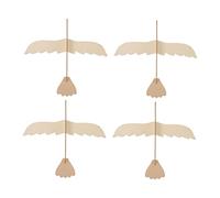 VICASKY 4pcs DIY Wooden Eagle Craft Kit for Boy Girl Painting and Assembly Educational Art Project for Boys and Girls Safe and Handicraft Toys