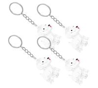 VICASKY 4pcs Dog Hair Collection Souvenir Box Twist Egg Hair Storage Bag Pendant Keychain Dog Charm for Pet Memorial Keepsake Travel