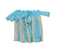 VICASKY 4pcs Doll Abaya Set Islamic Prayer Dress Robe for Doll Collectors Modest Muslim Women Clothes for Eid Ramadan Cultural Arabic Wardrobe Accessories for Imaginative Play