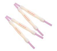 VICASKY 4pcs Double Head Buffer Pen for Beauty Care Portable Dead Skin Remover Cuticle Trimmer Tool Smooth Nail Sander Stick for Manicure Pedicure at Home and Salon