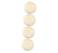VICASKY 4pcs Drum Head for Percussion African Drum Accessory Goat Leather Sound Improvement