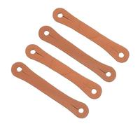 VICASKY 4pcs Drum Stick Control Straps Leather Non-slip Drumstick Finger Grip for 5a 7a Sticks Drum Practice Accessories Finger Holder for Beginner Drummers Random Color