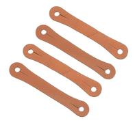 VICASKY 4pcs Drum Stick Control Straps Non-slip Finger Grip Accessories for Beginners 5a 7a Drumsticks Leather Fixing Sleeve for Practice and Hand Posture Correction Random Color