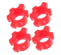 VICASKY 4pcs Dumbbell Barbell Nut Spinlock Collars PE Weight Lifting Clips for Home Gym Secure Fastening Workout Accessories