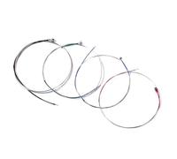 VICASKY 4pcs e Violin Strings Metal Musical Instrument Parts for Enhanced Brightness and Volume Replacement for Sweet Timbre and Chord Construction
