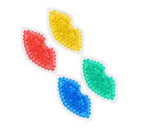 VICASKY 4pcs Eye Brightening Gel Packs Lip Mask Eye Contour Masks for Dark Circles Puffiness