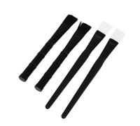 VICASKY 4pcs Facial Mask Brushes and Modulation Sticks Black Handle Black and White Bristles Beauty Diy Face Mask Application Tool for Skincare and Spa Use