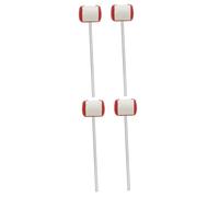 VICASKY 4pcs Felt Drum Beaters for Bass Drum Pedal Percussion Instrument Parts Easy to Use Replacement for Broken Kick Pedals