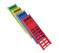 VICASKY 4pcs Fishing Leader Organizer Rack with Secure Hook Holder for Outdoor Angling Tangle Line Storage Efficient Fishing Line Management
