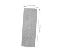 VICASKY 4pcs Flat Mop Replacement Pads Mop Microfiber Cloth Pad Microfibre Cloths Replacement Microfiber Washable Cleaning Grey