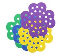 VICASKY 4Pcs Floating Bee Watering Station for Outdoor Gardens Hygienic Pollinator Waterer with Butterfly Insert Multi-color Insect Drinking Feeder for Patios and Balconies