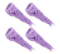 VICASKY 4Pcs Floating Fish Spawning Mops for Aquarium Breeding Violet Faux Seaweed Egg Laying Mop for Fish Tank and Egg Grabber