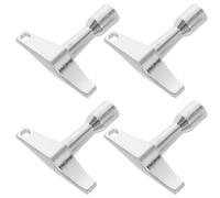 VICASKY 4pcs Four-cornered Drum Key Aluminum Alloy Tuning Wrench for Drum Square Eared Instrument for Performer