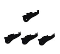 VICASKY 4pcs Four Layers Acoustic Guitar Pickguard Scratch Plate for Folk Guitar Easy to Install Unique Decorative Patterns for Luthier Projects