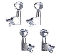 VICASKY 4pcs Fully Enclosed Knob for Ukulele Replacement Head Knobs String Tuning Pegs Professional Ukulele Accessory for Tuning Pegs Part for Boys and Girls Practice