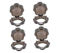 VICASKY 4pcs Gas Stove Knob Covers Child Safety Guards for Oven Burners, Plastic Material, Easy to Install, Prevent Children from Turning Gas Knobs, for Kitchen Safety