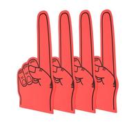 VICASKY 4pcs Giant Eva Foam Fingers Cheerleading Props Lightweight Hand Foam Props for Sports Games Parties Outdoor Events Celebration Accessories