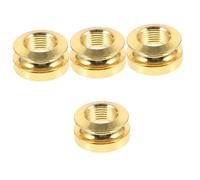 VICASKY 4pcs Guitar Endpin Jack Replacement Cap Strap Button for Easy Assembly and Stylish Upgrade for Acoustic and Electric Guitars Thread Design