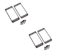 VICASKY 4pcs Guitar Mount Socket Surround Ring for Humbucker Pickup Metal Ring Mounting