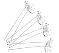 VICASKY 4pcs Hair Bobby Pins Rhinestone Hairpin for Wedding Bridal Hair Accessories Decorative Hairpins for Party Prom Night